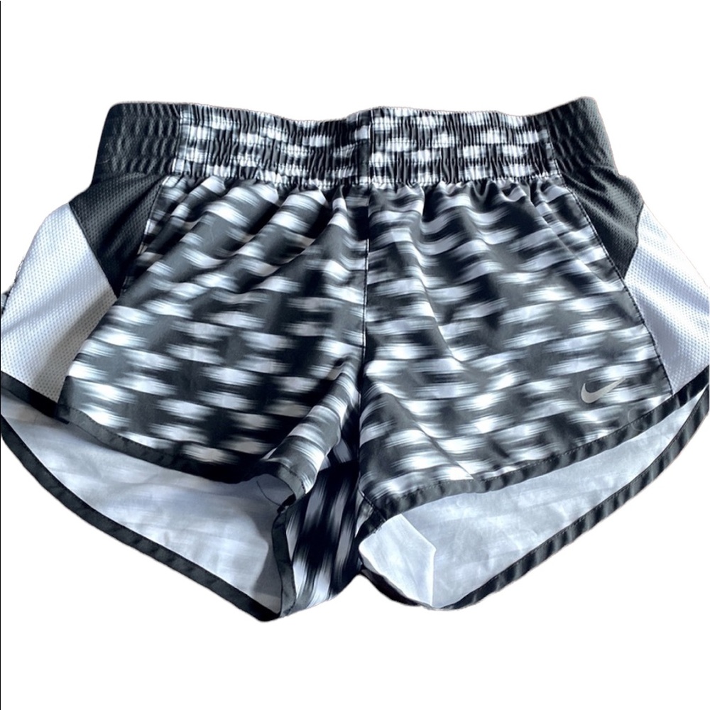 Nike Women’s Dri Fit Black & White Athletic Shorts